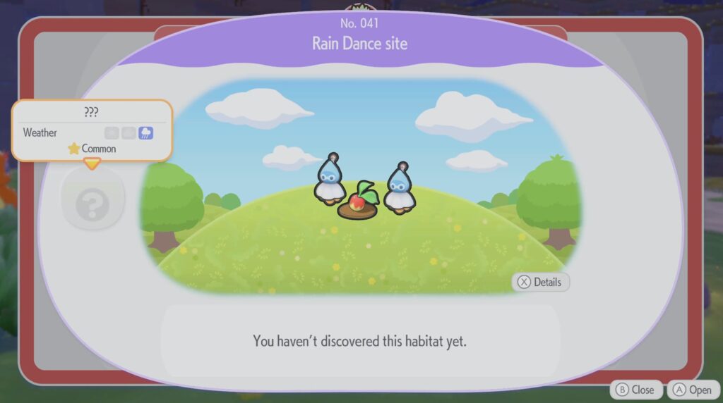 Pokémon Pokopia: Where to find Castform Weather Charms for a Rain Dance site