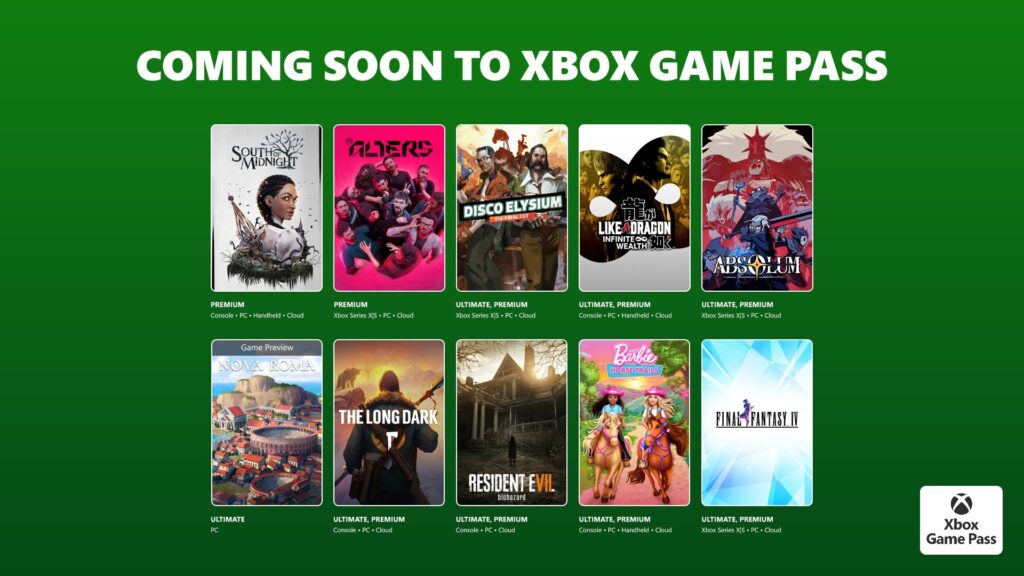 Coming soon to Xbox Game Pass: Resident Evil 7, Disco Elysium, Absolum, and more