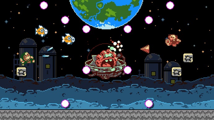 Dark Scrolls is a dungeon scroller from the Gunbrella devs, starring fantasy staples like an obligatory thief and “Rat with saxophone”