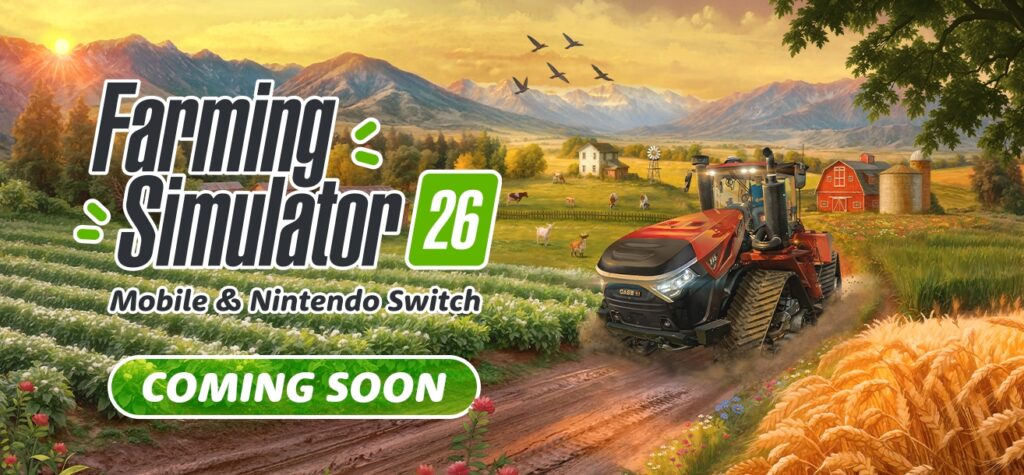 Farming Simulator 26 launches on Switch and mobile on May 19