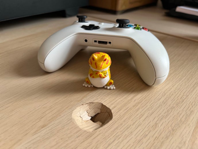 A Nioh 3 boss made me so pissed off that I smashed a hole into my desk