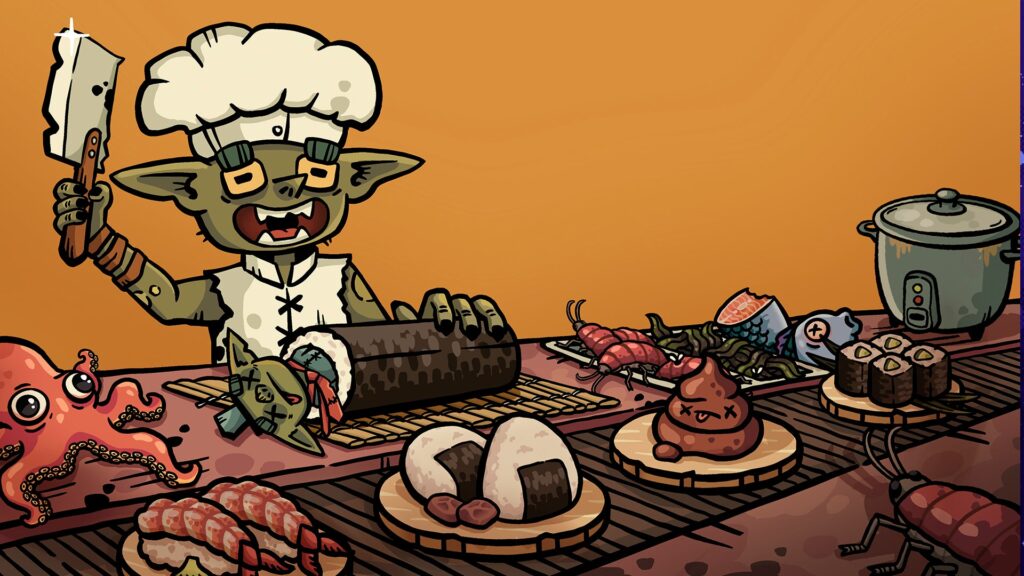 Goblin Sushi – Official Launch Trailer | Dames 4 Games Spring 2026 Showcase