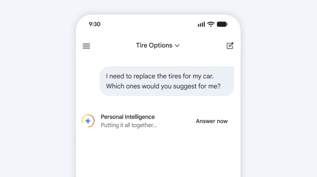 Now everyone in the US is getting Google’s personalized Gemini AI