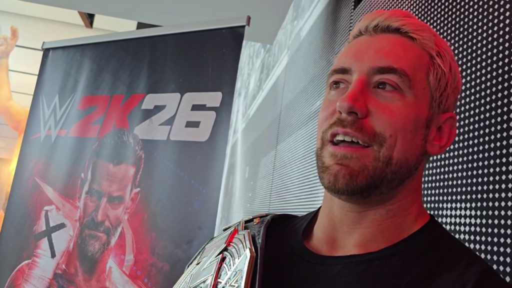 WWE NXT Champ Joe Hendry (and Steam Deck fan) tells us his favorite game — and the surreal experience of being included in WWE 2K26