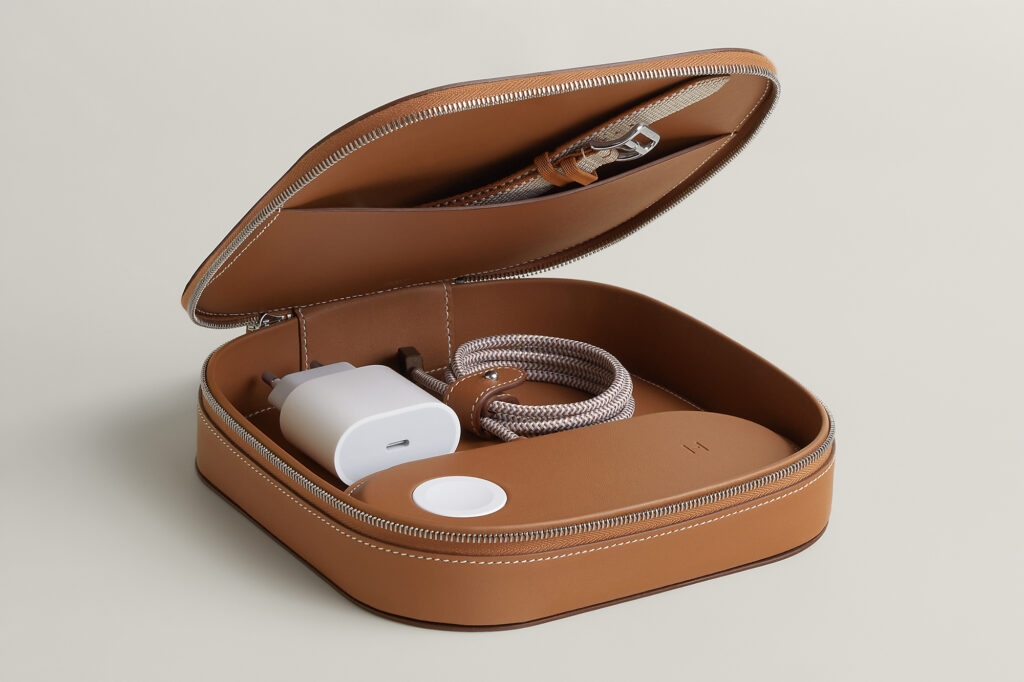 Hermès doesn’t include a power adapter with its $5,150 charging case