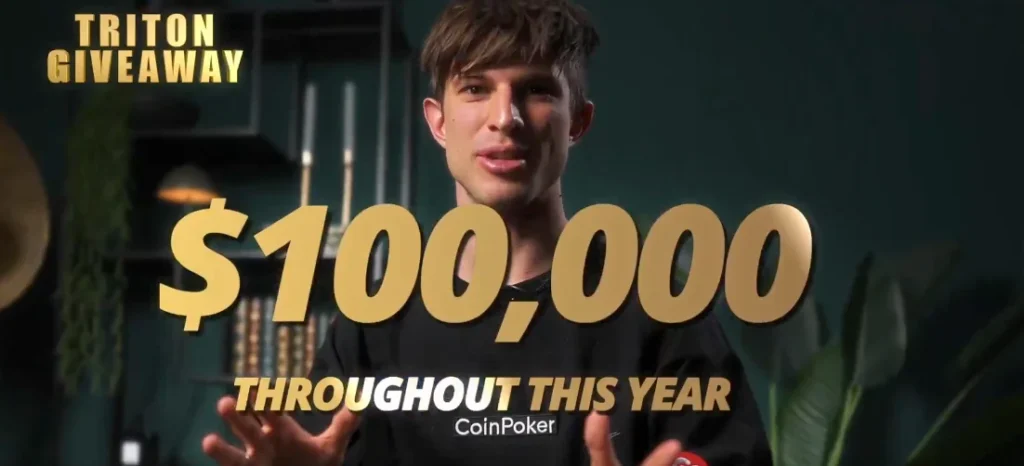 CoinPoker Ambassador Mario Mosböck Announces $100K Giveaway and Triton Montenegro Package