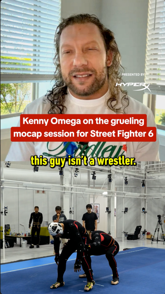 Kenny Omega Worked HARD on Street Fighter 6 Mocap