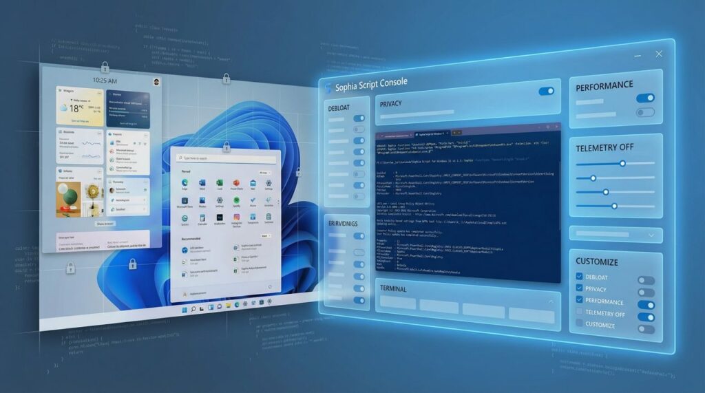 Forget ‘debloat apps.’ Sophia Script gives you real control over Windows 11. Here’s how it works.