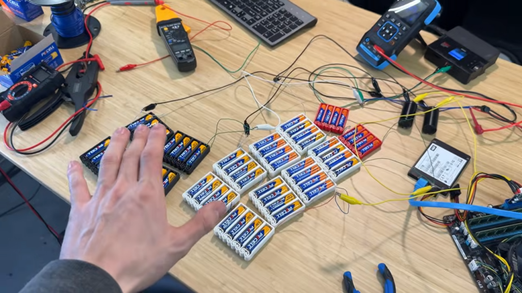 How long can you run a PC on AA batteries? — I think we just witnessed the birth of a chaotic new speedrun