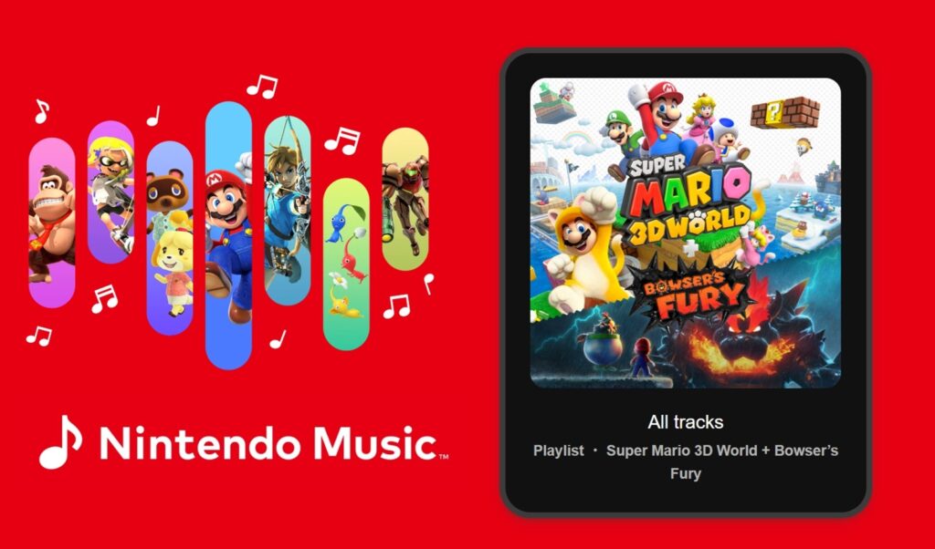 Nintendo Music welcomes the soundtrack of Super Mario 3D World + Bowser’s Fury