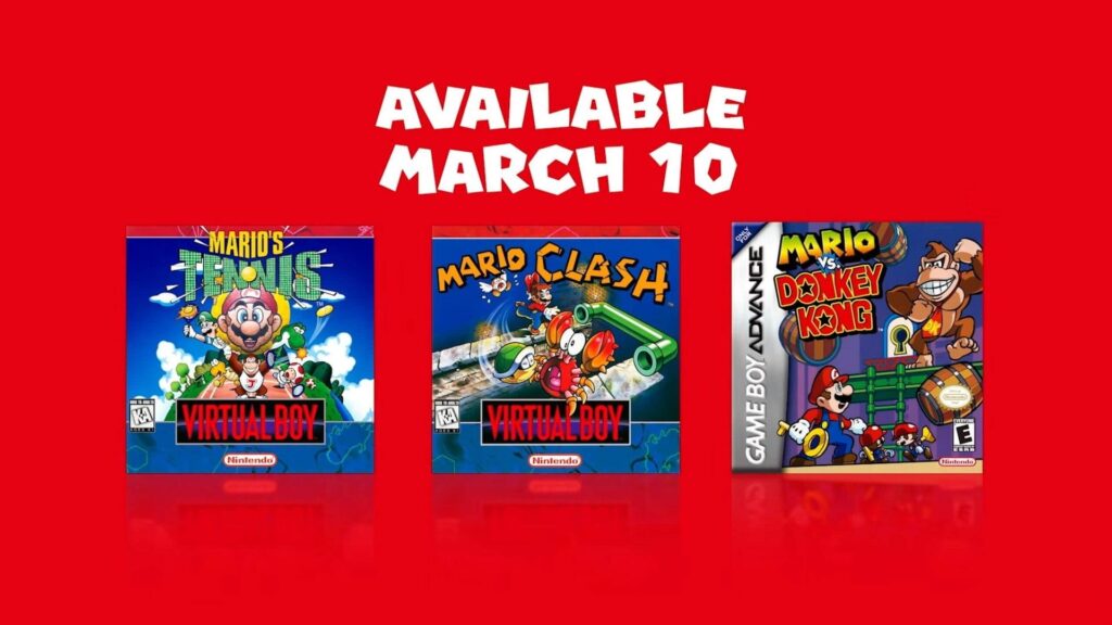 Nintendo Switch Online Is Getting Its First New Virtual Boy Games This Month