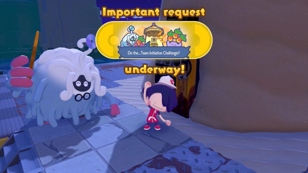 ‘Do the… Team Initiation Challenge?’ walkthrough and quest steps in Pokémon Pokopia