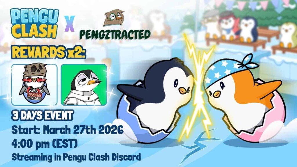 Pengu Clash and Pengztracted Kick Off ICE Raffle