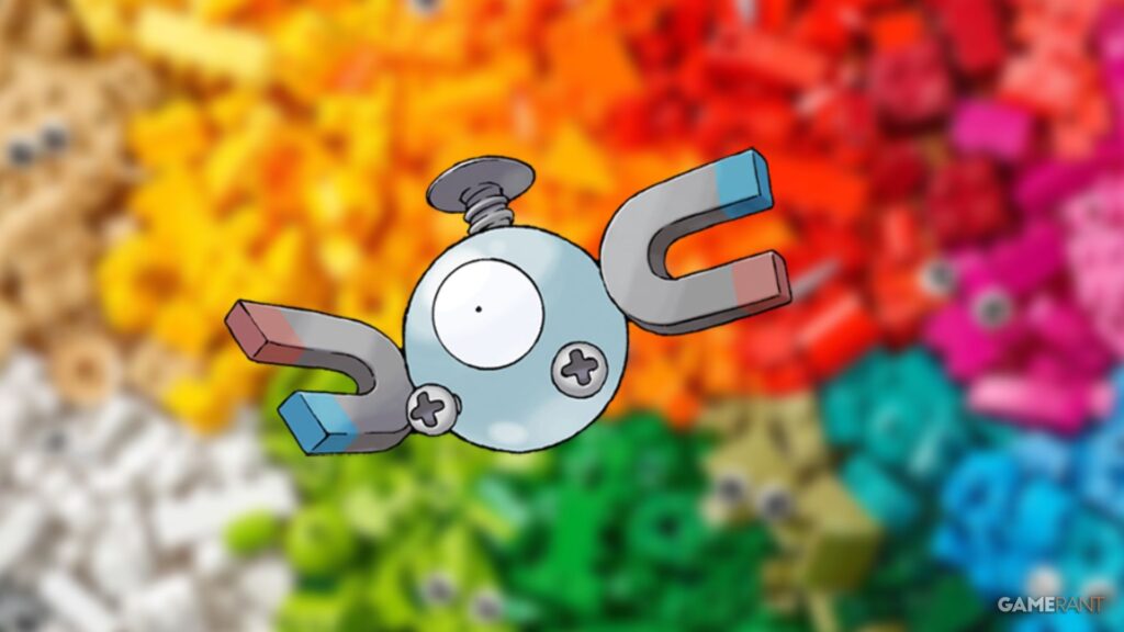 LEGO Fan Builds Their Own Magnemite in the Same Scale as Eevee