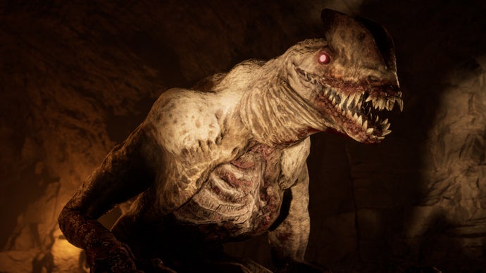 Jurassic Park, parkour and Five Nights At Freddy’s meet in Terrible Lizards, in which you must go faster