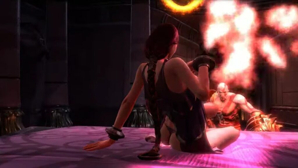 The erotic mini-games from the first God of War trilogy were designed by women