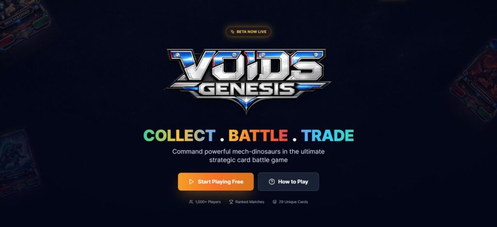 Voids Genesis TCG Launches AI Agents