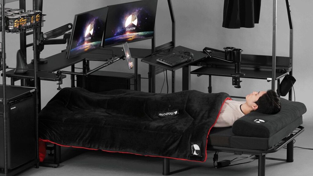 Japanese furniture brand reveals the Electric Gaming Bed 2, the ‘forbidden layout’ built for the ‘supremely decadent’