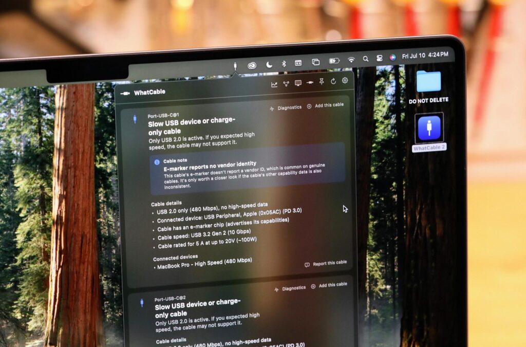 This free Mac app reveals the truth about your mystery USB-C cables
