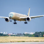 New airliner sets record flying 24 hrs nonstop from Australia to France