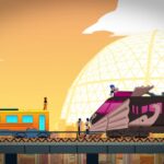“Let’s make a better world”: Denshattack’s developers on counterculture, biker gangs, and the optimism of fighting a mecha with a train