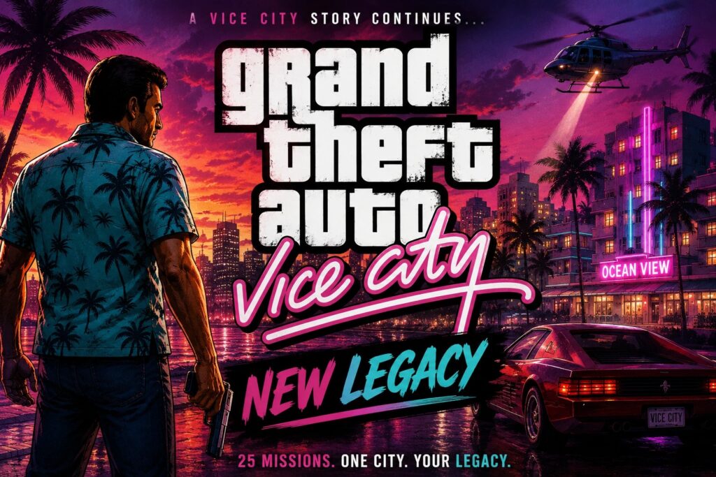 Grand Theft Auto: Vice City New Legacy Adds 25 Original Story Missions