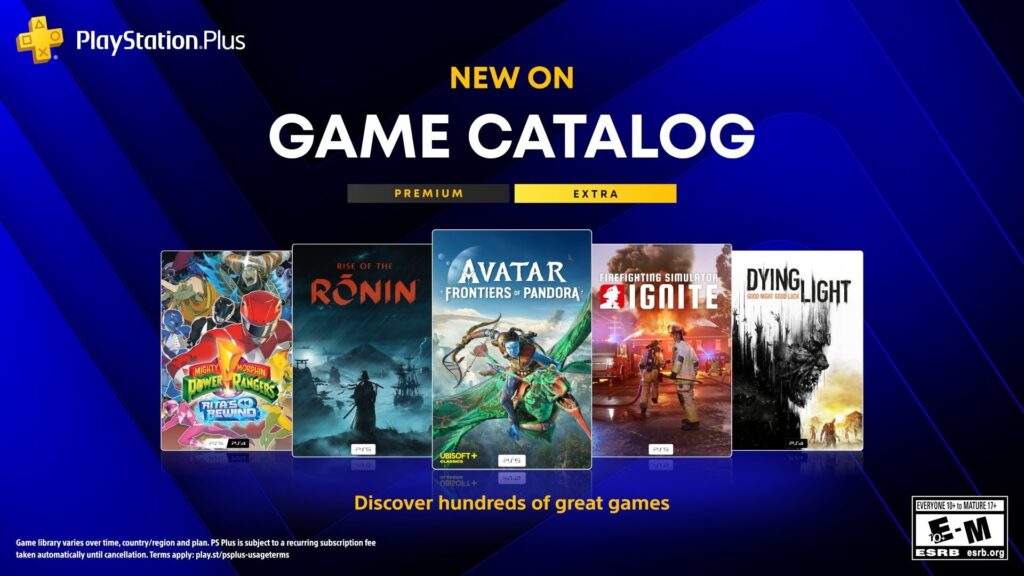 Coming soon to PlayStation Plus: Avatar Frontiers of Pandora, Rise of the Ronin, and more