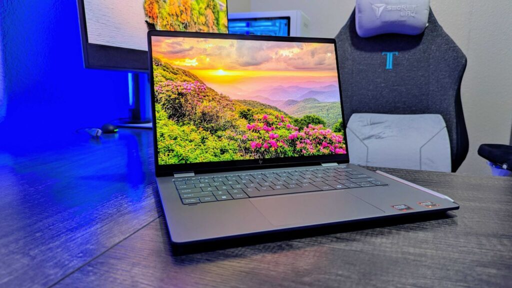 This HP 2-in-1 laptop may look plain, but its Intel Core Ultra processor can take on your daily workload — and it’s only $649